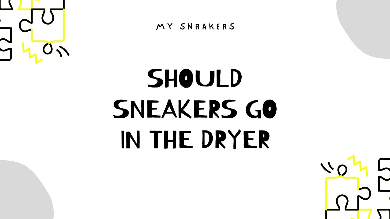 should sneakers go in the dryer